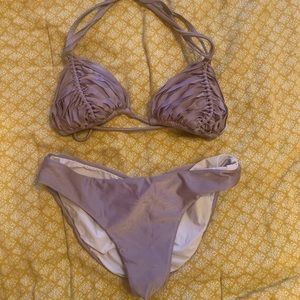 tan pilyq bathing suit!